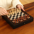 Jeu d'échecs magnétique à tiroir, format 24 cm